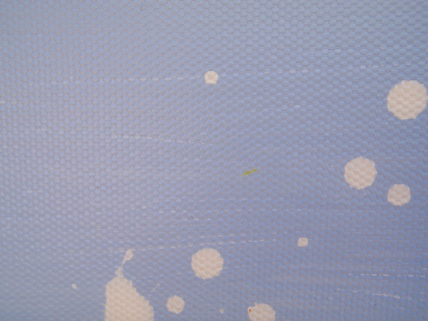 244cm by 112cm huge original yellow flower meadow colourful painting on an un-stretched canvas - detail 2