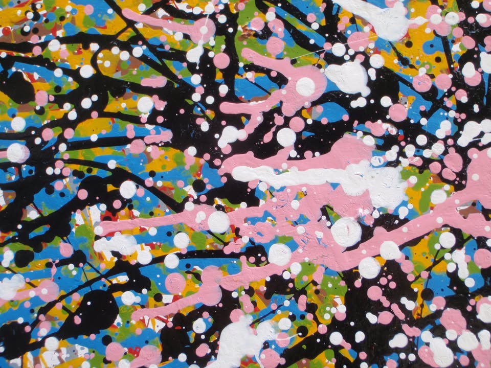 Starburst on 101.5x81cm Stretched Canvas