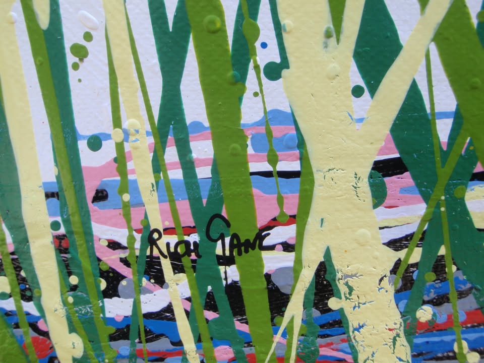 Green Tree on 150x100cm Stretched Canvas